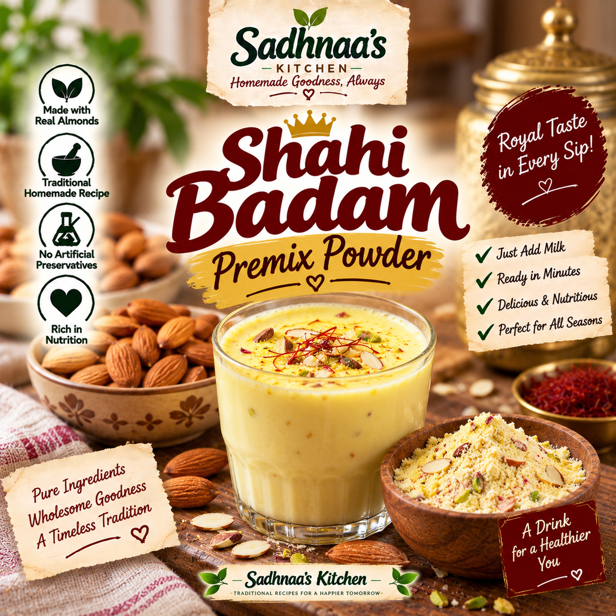 Shahi Badam Premix Powder