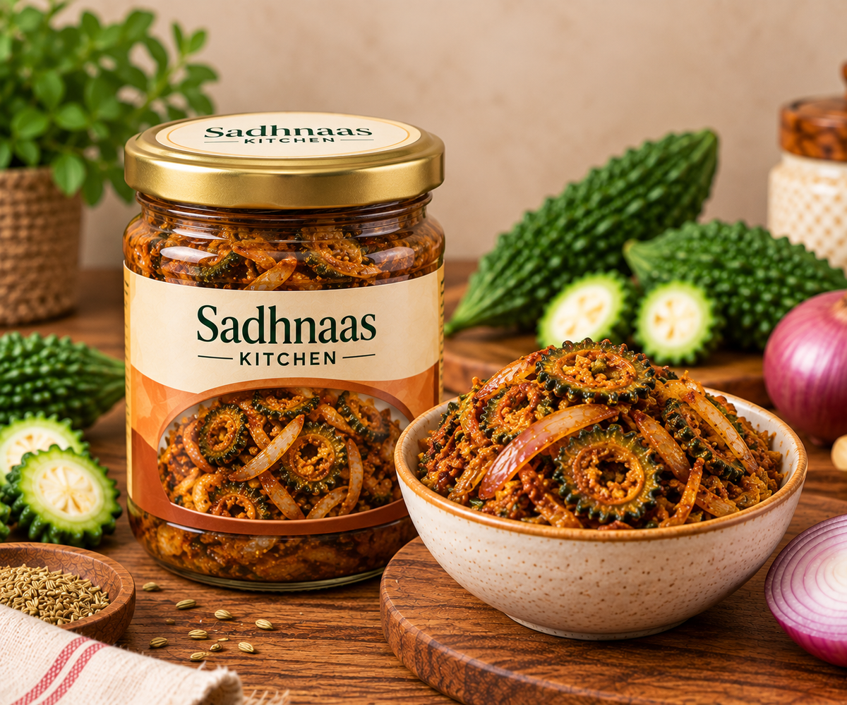 Onion Karela (Fried)
