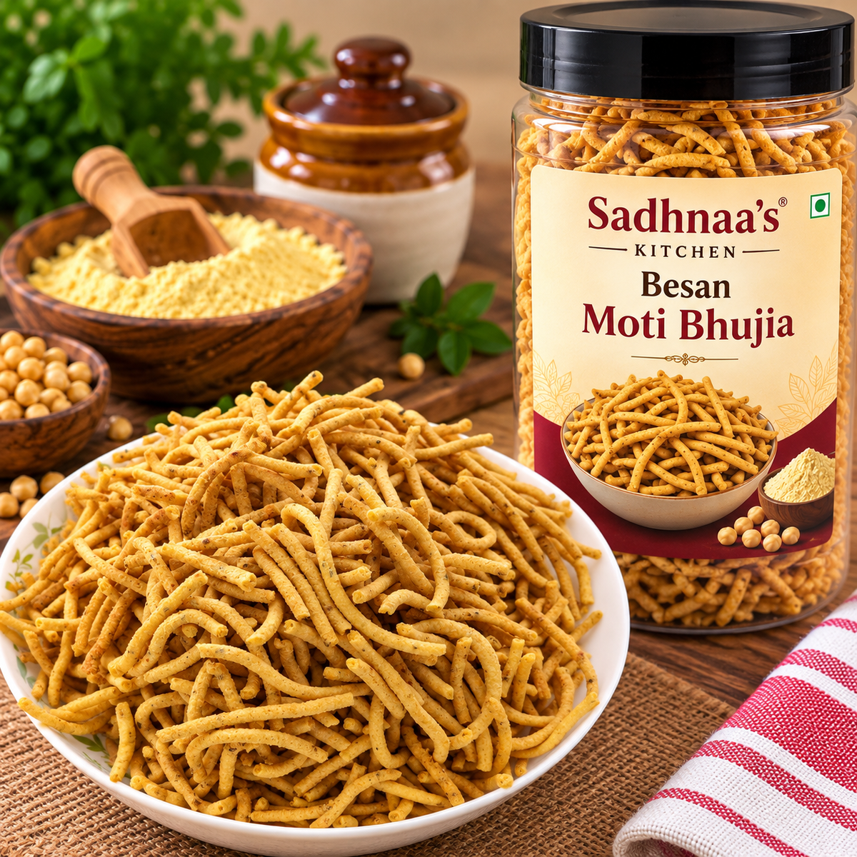 Besan Moti Bhujia