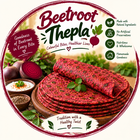 Beetroot Thepla