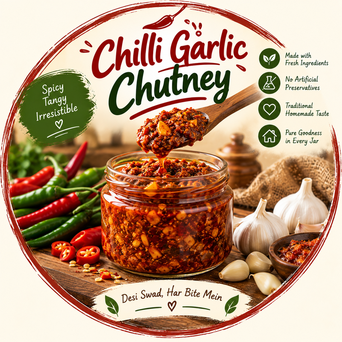 Chilli Garlic Chatni