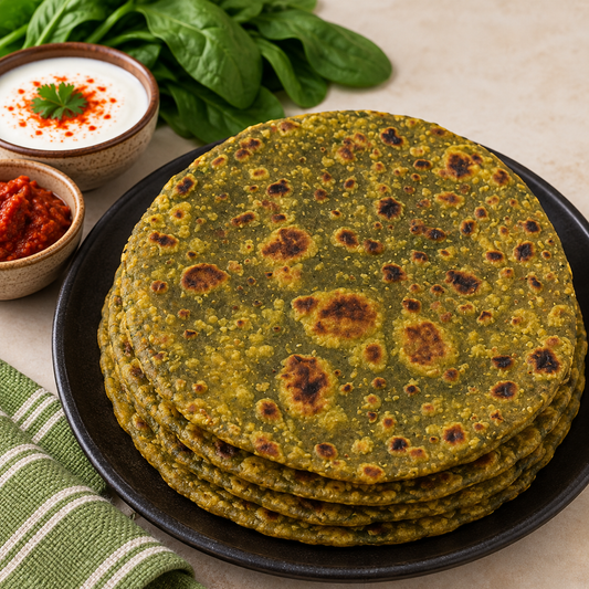 Palak Thepla – Gluten Free