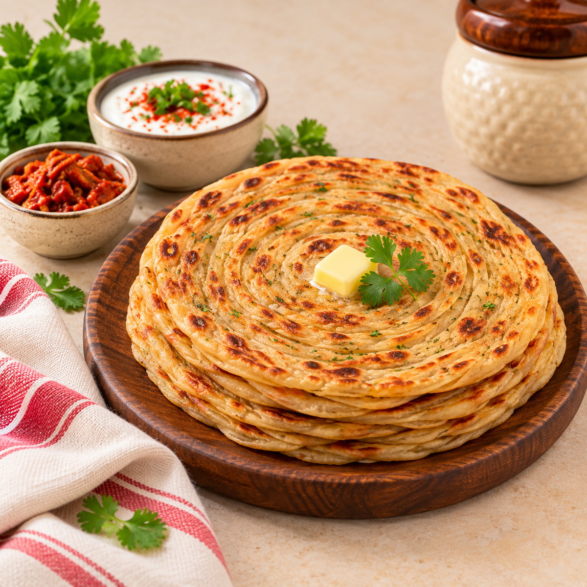 Frozen Laccha Paratha  (Desi Ghee)
